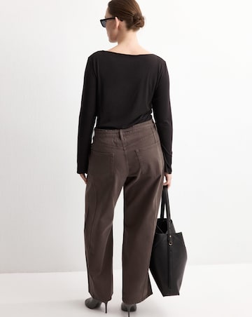 Mango Rachel Wide-Leg Jeans With Drawstring