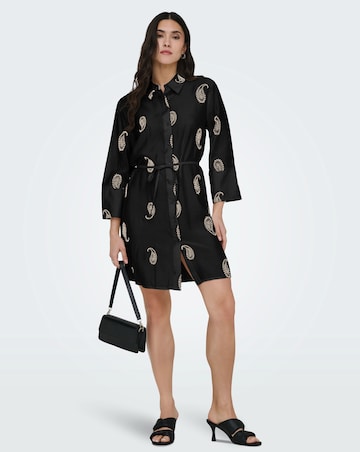 JdY Thea 7/8 Sleeve Embroidery Shirt Dress
