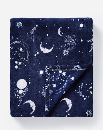 Moons & Stars Fleece Throw