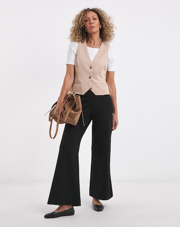 Unlined Button Front Waistcoat