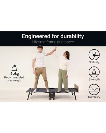 Jay-Be Rollaway Folding Bed with e-Fibre Mattress - Single