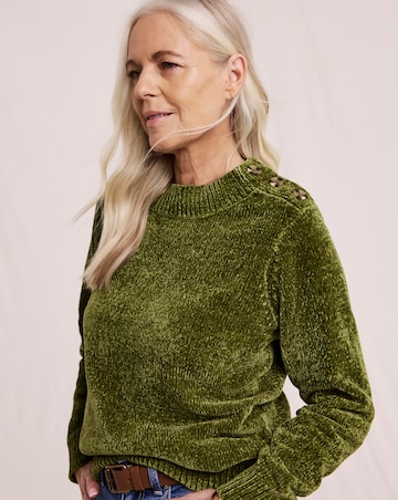 Julipa Button Neck Chenille Jumper