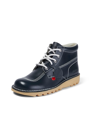 Kickers Core High Leather Boot - Navy