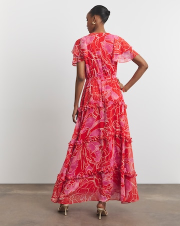 Joanna Hope Tiered Ruffle Maxi Dress