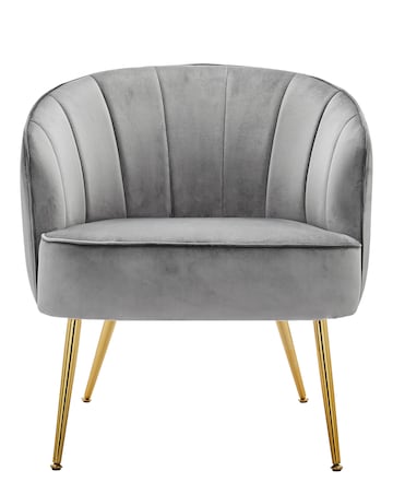 Joanna Hope Esme Velvet Accent Chair