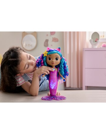 Gabby's Dollhouse: The Movie Doll Sing & Shine Mermaid Gabby