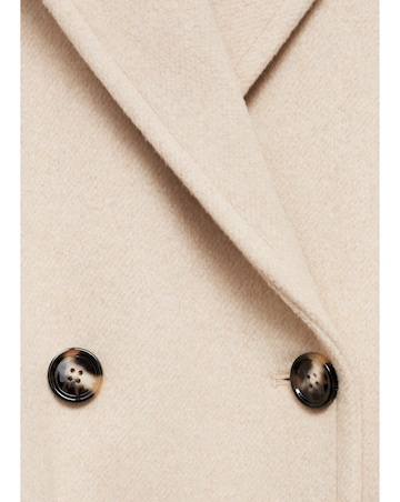 Mango Double Breasted Wool Coat