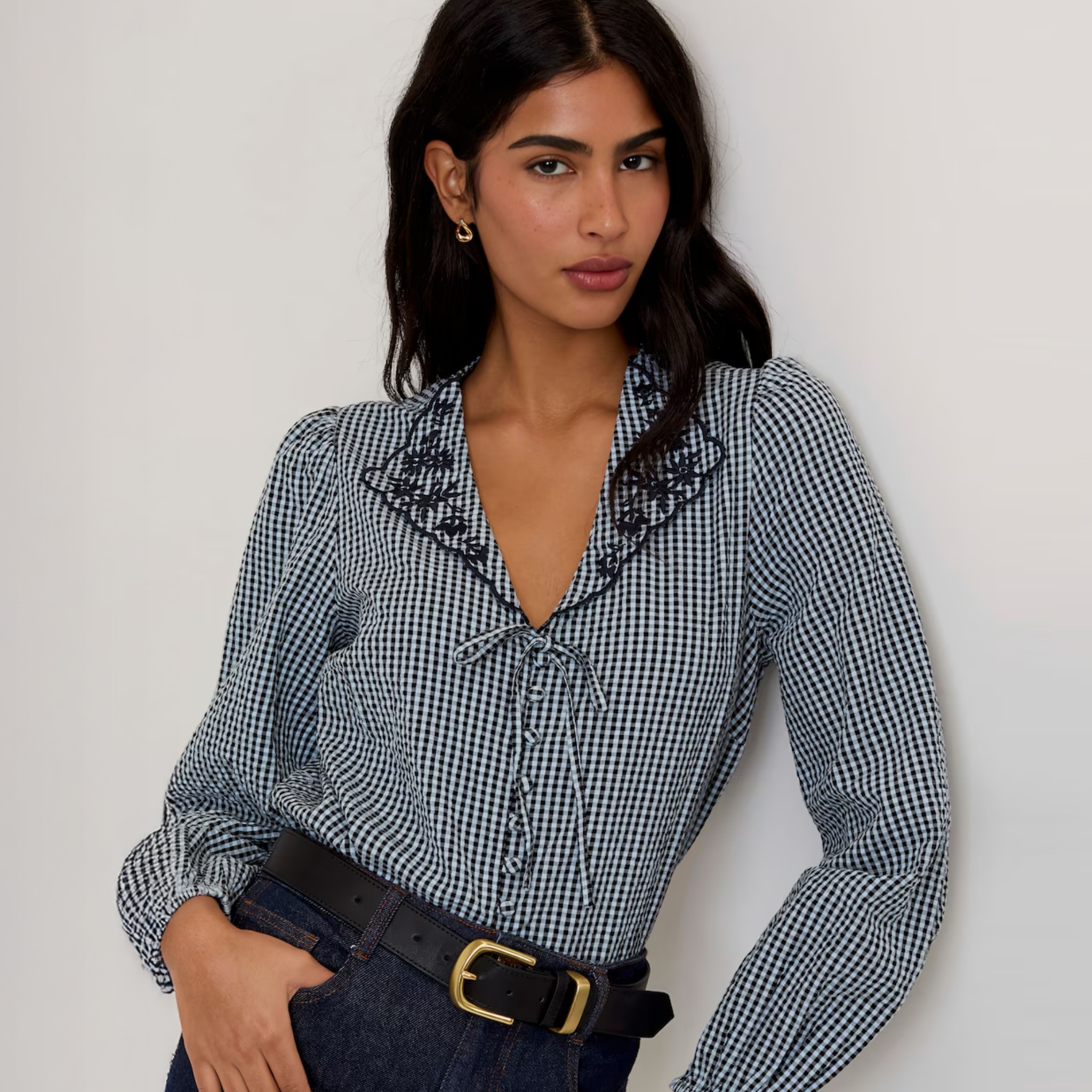 Woman wearing Nobody's Child clothing