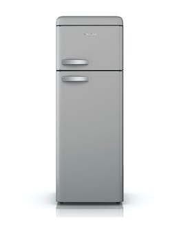 Swan SR11010GRNE Retro 30/70 Top Mounted Fridge Freezer - Grey