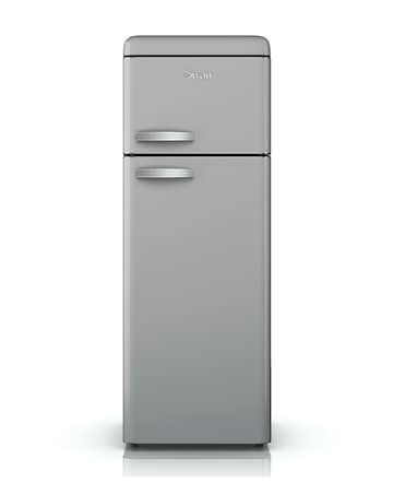 Swan SR11010GRNE Retro 30/70 Top Mounted Fridge Freezer - Grey