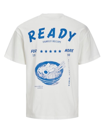 Jack & Jones Charge Back Graphic T-Shirt - White