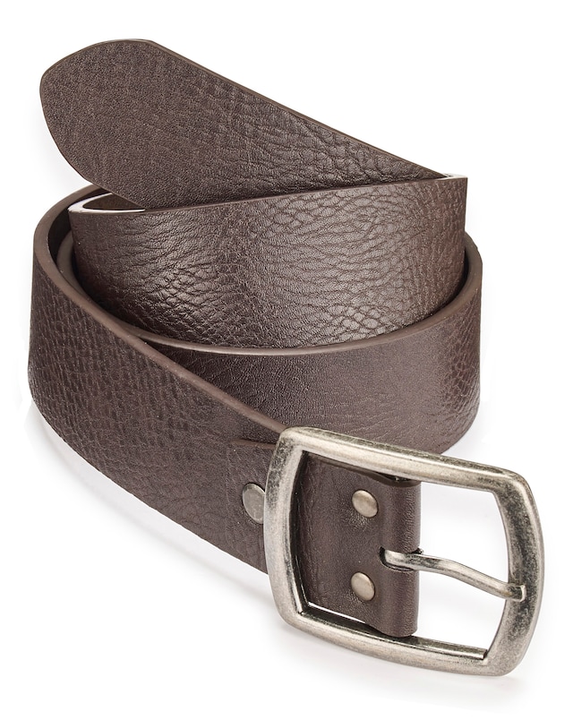 Leather Jeans Belt - Brown