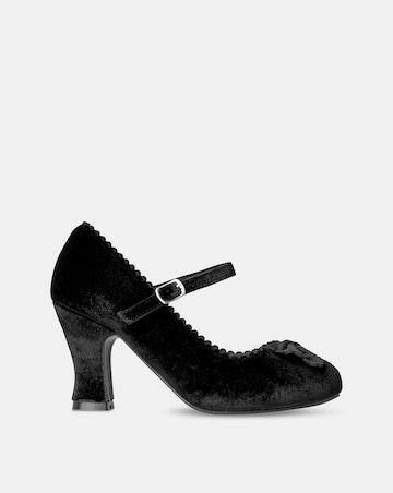 Joe Browns Velvet Mary Jane Shoes EEE Fit