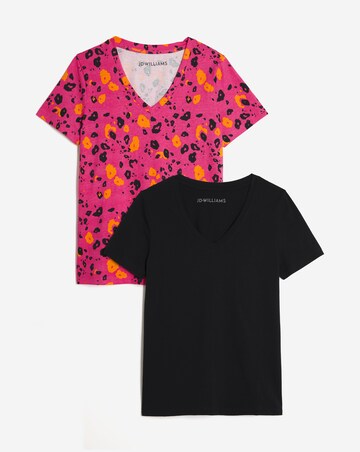 2 Pack V Neck Short Sleeve T-Shirt