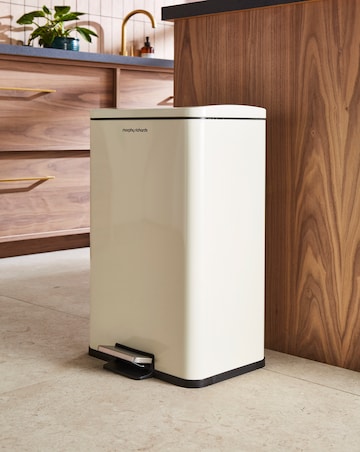 Morphy Richards Cream 30L Rectangular Bin