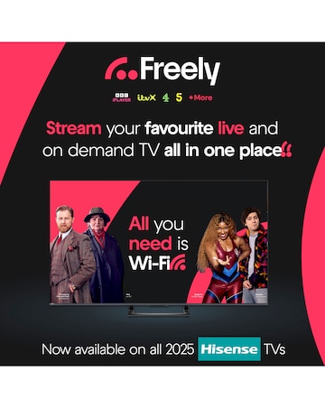 Hisense 55U7QTUK 55in Mini-LED 4K Ultra HD HDR Smart TV