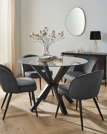 Bodie Black Dining Table