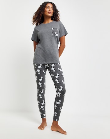 Pretty Secrets Christmas Scotty Dog Value Pyjama Legging Set