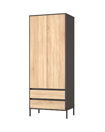 Sloan 2 Door 2 Drawer Wardrobe