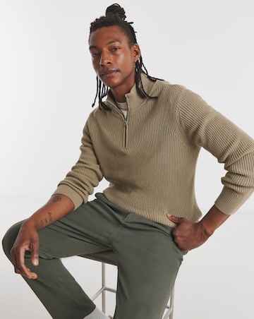 Fisherman 1/4 Zip Knitted Jumper