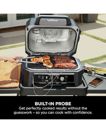 Ninja Woodfire OG901UK Pro Connect XL Electric BBQ Grill and Smoker