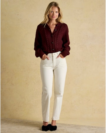 Joules Rafferty Cable Knit Cardigan