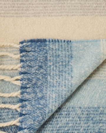 Faux Mohair Stripe Throw