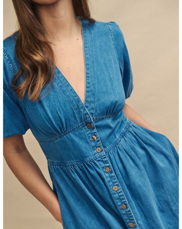 Nobody's Child Denim Starlight Midi Dress