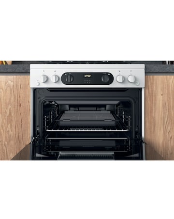 Hotpoint HDM67G0CCW/UK 60cm Gas Double Cooker + INSTALLATION