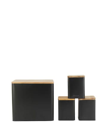 Salter Toronto 4 Piece Bread Bin and Canister Set