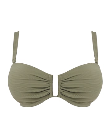 Anthology X Magisculpt Non Wire Ribbed Bandeau Bikini Top