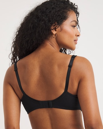 Pretty Secrets (2 Pack) Jane Full Cup Cotton Rich Bras (C-L) Black/White