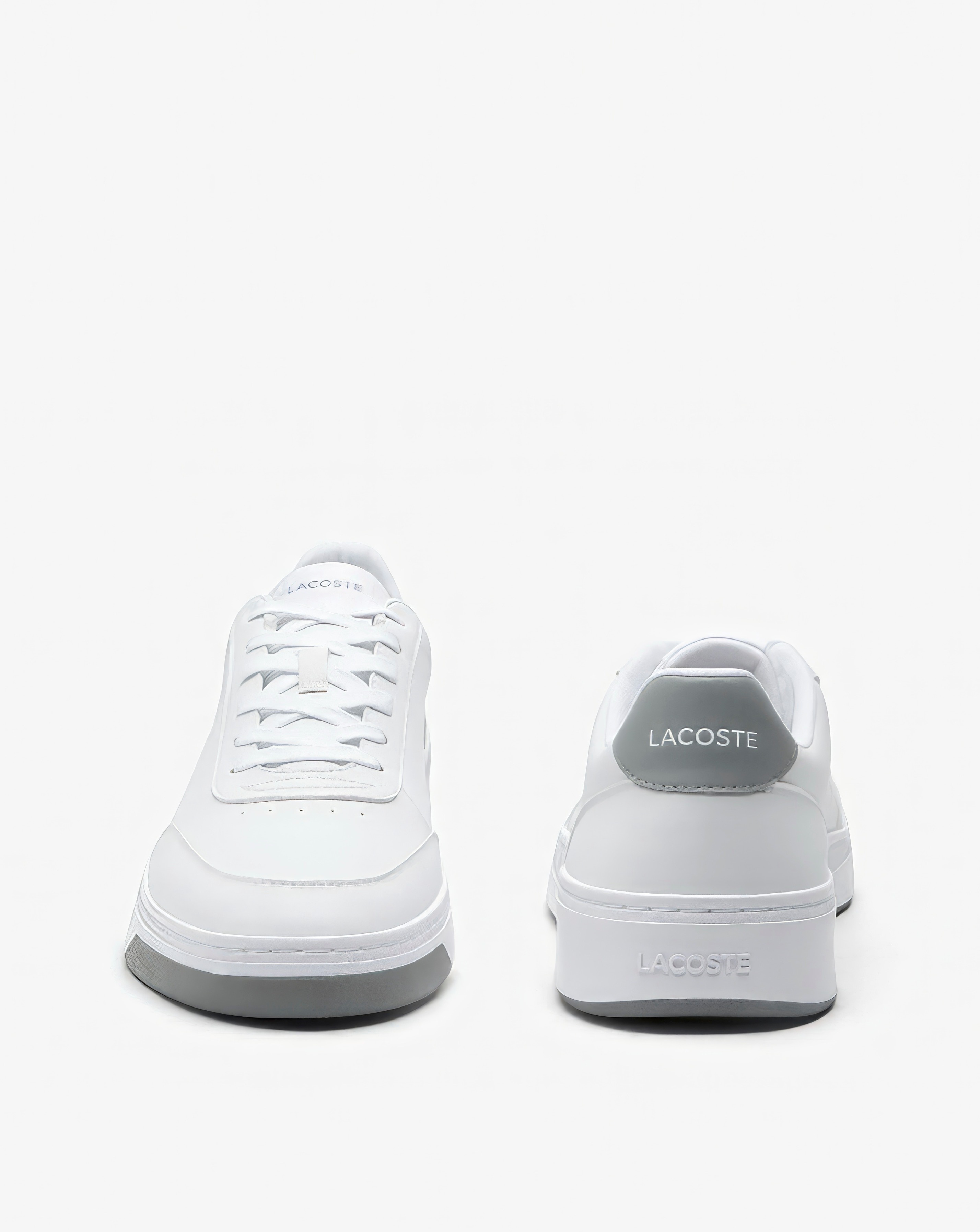 Lacoste Court Pro Trainers White/Grey JD Williams