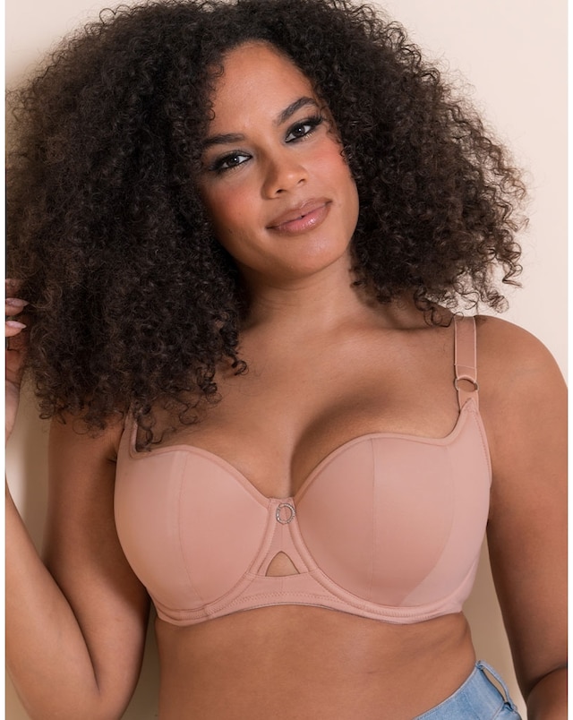Curvy Kate Boost Me Up Padded Balcony Bra Latte
