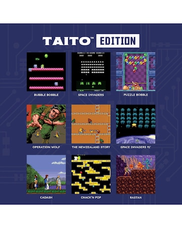 Hyper Mega Tech Taito Edition Super Pocket Retro Handheld Gaming Console