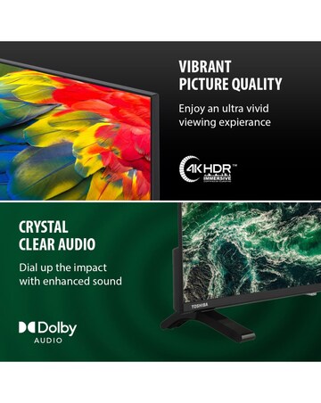 Toshiba 65UV1563DB 65in 4k Ultra HD Smart TV with Freely