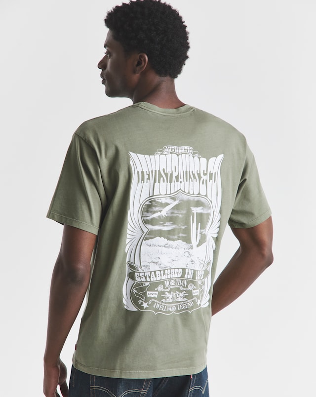 Levi's Short Sleeve Vintage Fit Back Graphic T-Shirt - Green