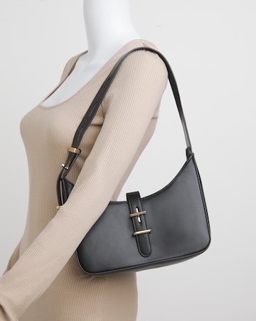 Buckle Detail Shoulder Bag
