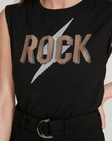 Sonder Studio Embellished Rock Print Tee