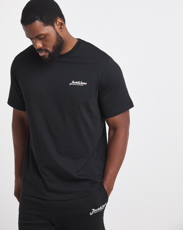 Jack & Jones Beau T-Shirt & Short Set - Black
