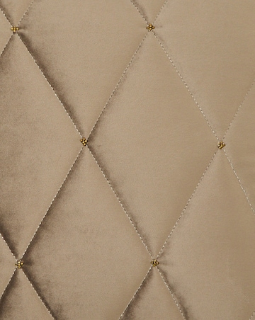 Glitz Beaded Quilted Velvet Cushion