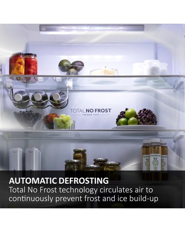 Haier Series 5 HDPW5620CNPD Wifi Connected 205cm 70/30 Fridge Freezer - Inox