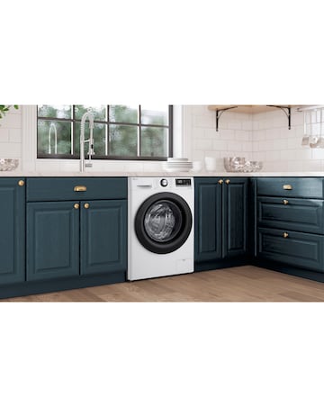 LG TurboWash with AI F4Y510WBLN1 10 kg 1400 Spin Washing Machine - White