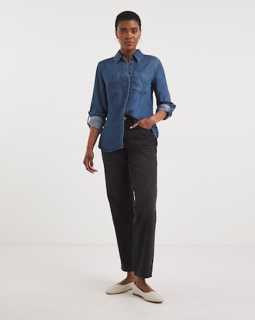 Indigo Denim Shirt with Tencel TM Lyocell Fibres