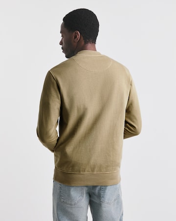 Union Garment Dyed Crew Neck Sweat- Tan