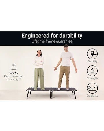 Jay-Be Compact Folding Bed with Mattress - Single