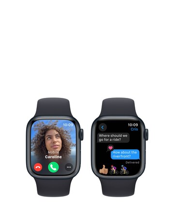 Apple Watch Series 9 GPS 41mm Midnight Aluminium Case with Sport Band - S/M