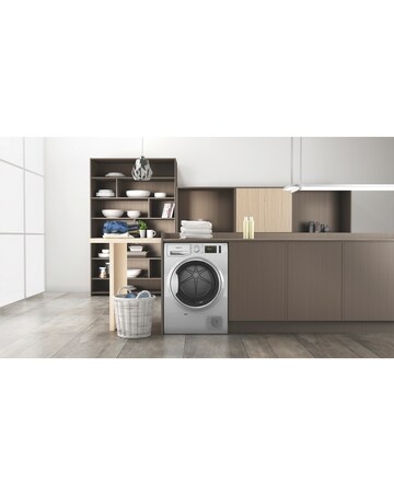 Hotpoint NTM1182SSK UK 8kg Heat Pump Tumble Dryer - Silver