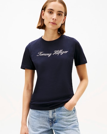 Tommy Hilfiger Script Crew Neck Tee