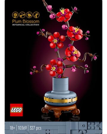 LEGO Icons Plum Blossom Flower Decor Display Set 10369